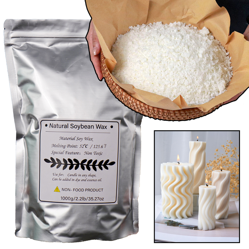 Candle Making Kit - 1000g 500g 250g 100g 天然大豆ワックス DIY