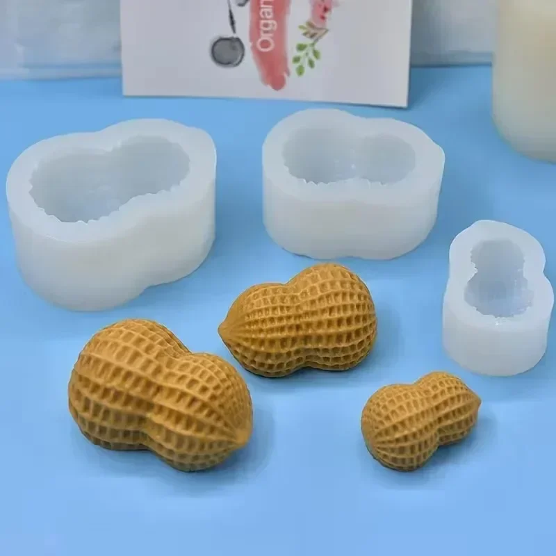 3個入り 2026年 最高品質 新型模擬ピーナッツシリコンモ - Candle Molds のレビューと価格
