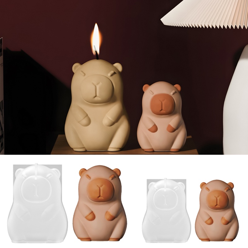 カピバラプディングベーキングシリコーン型 DIY 動物の形の - Candle Fragrance のレビューと価格