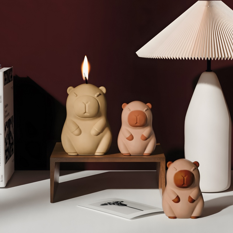 カピバラプディングベーキングシリコーン型 DIY 動物の形の - Candle Fragrance のレビューと価格
