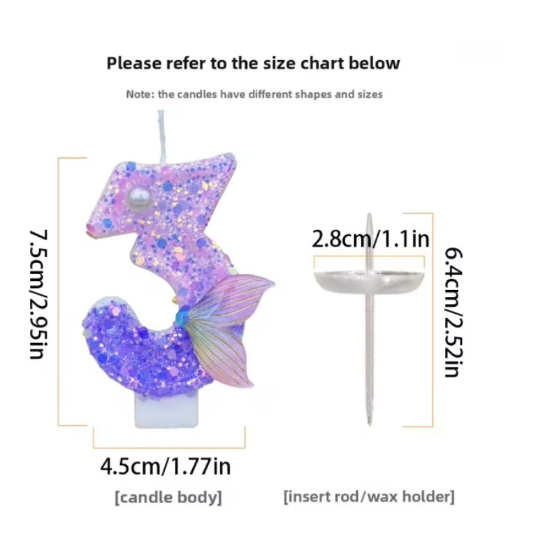 グリッターパープルグラデーションマーメイドテールナンバーキャ - Paraffin Wax のレビューと価格
