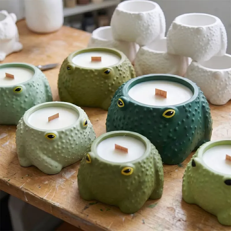 シリコーンキャンドルジャー型プリンスフロッグ石膏 DIY 手 - Candle Molds のレビューと価格
