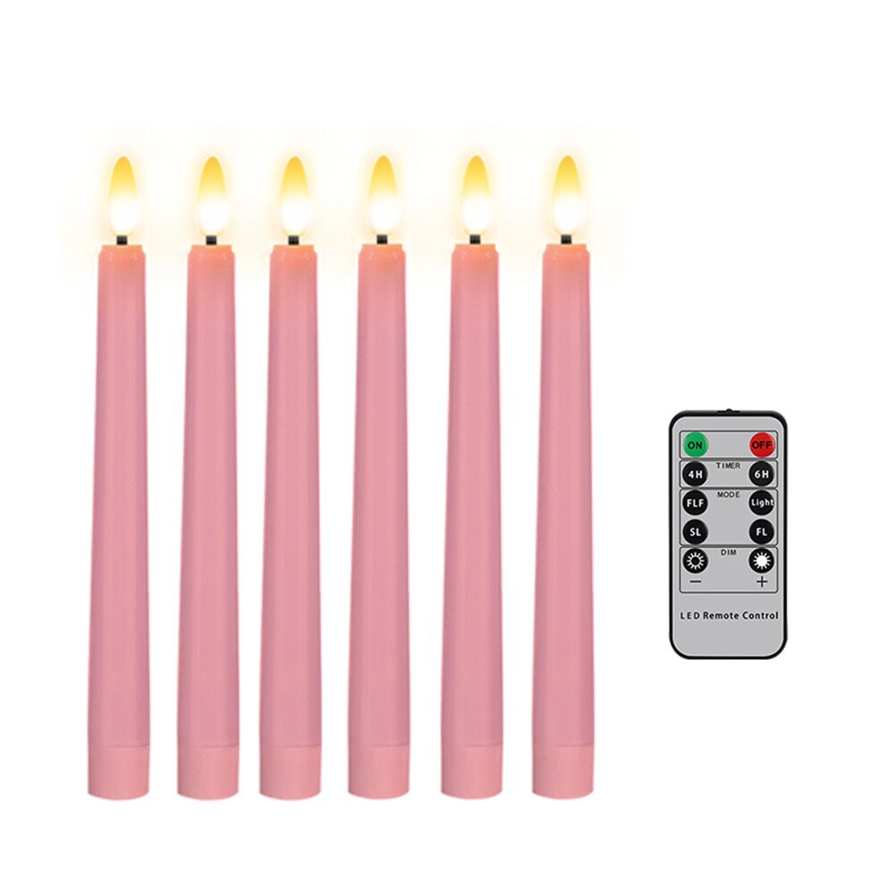 8インチのちらつきLEDテーパーキャンドルライト、電池式、タ - Candle Wick のレビューと価格