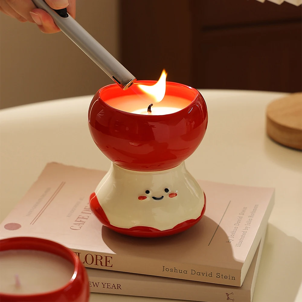 かわいらしいリンゴ型のアロマキャンドル。友人への高品質な新築 - Soy Wax のレビューと価格