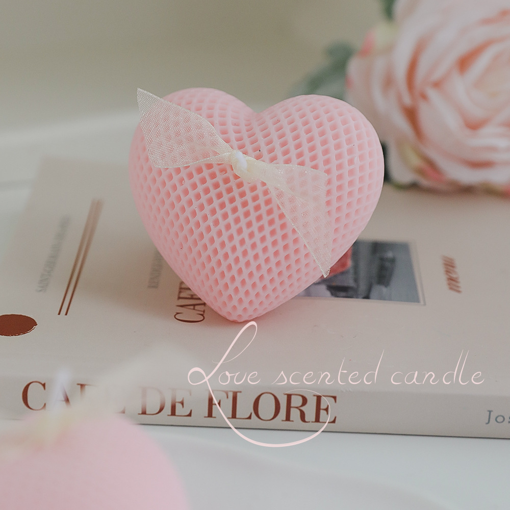 カスタムキャンドル ホームフレグランス ハート型の香り付きキ - Candle Fragrance のレビューと価格