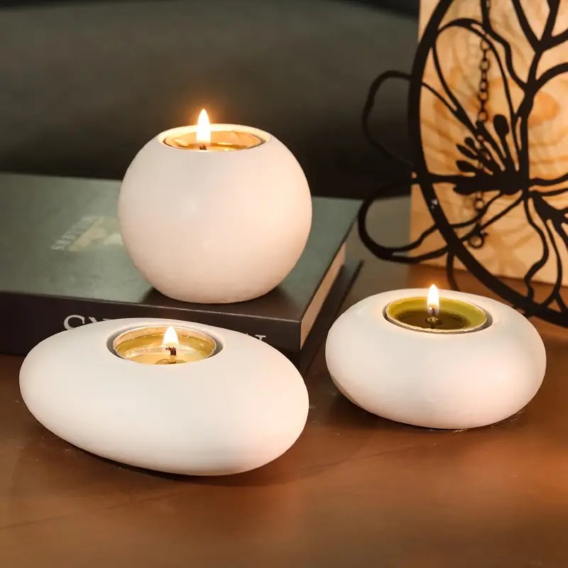 ティーライトキャンドルホルダー樹脂シリコンモールド、クリスタ - Candle Lighter のレビューと価格
