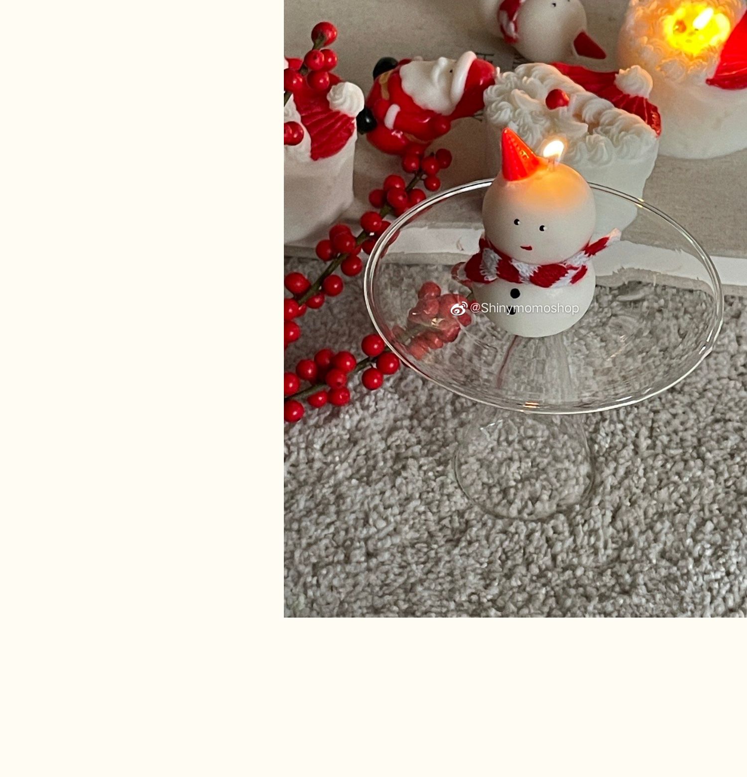 韓国風のクリスマスキャンドル - Soy Wax のレビューと価格