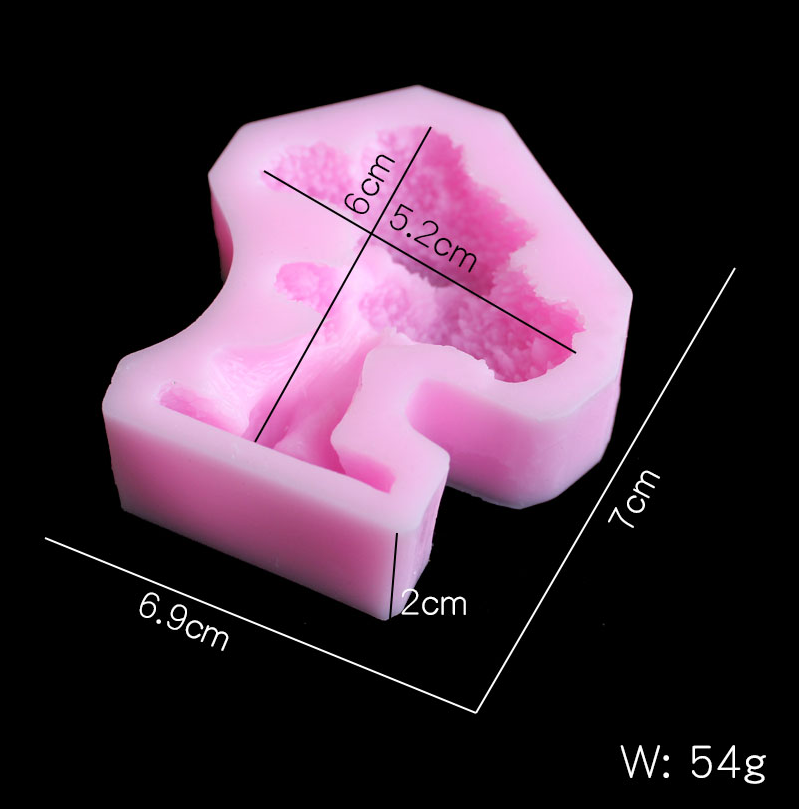 松の木シリカゲルモールド DIY ソフトキャンディ、粘土、キ - Candle Fragrance のレビューと価格