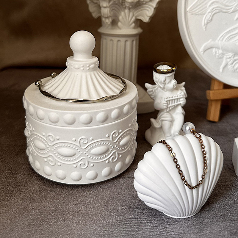 1セットのストライプキャンドルジャー用シリコンモールド -  - Candle Containers のレビューと価格