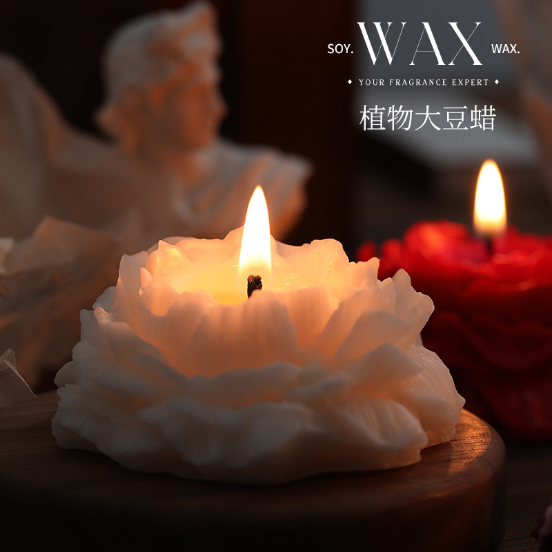 椿の香りのキャンドルシンプルな高度なセンスヨガ瞑想誕生日ギフ - Soy Wax のレビューと価格