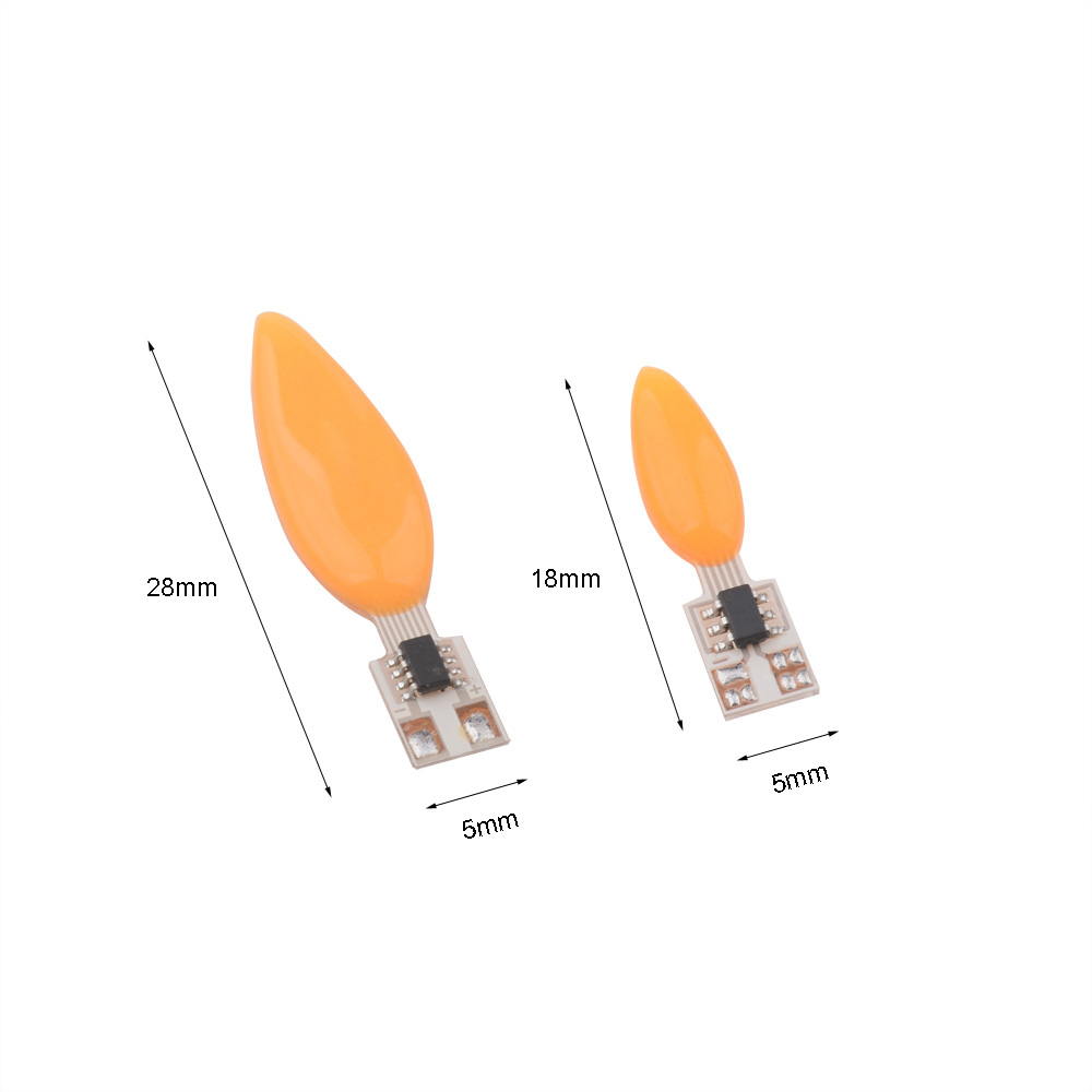 DC 3V フリッカーファイヤーフレーム LED キャンドル - Candle Wick のレビューと価格