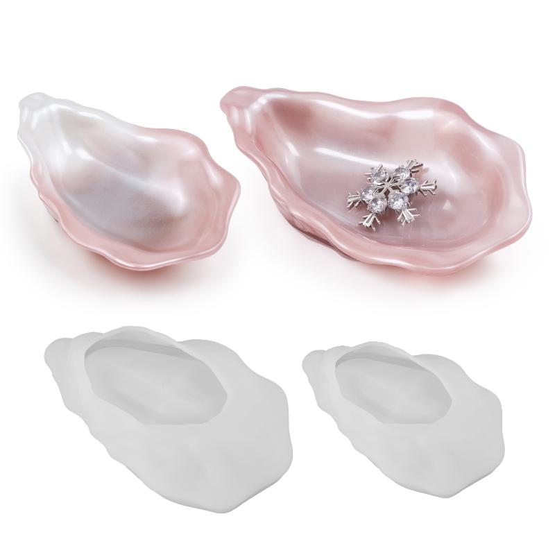 人気商品：カキ殻の形をしたシリコン製のパールキャンドル型。D - Candle Molds のレビューと価格